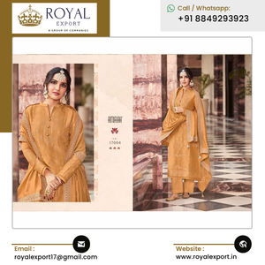 Vêtements Ethniques Indiens Beau Luxe Premium Amirah Meenakari Jacquard Designer Fantaisie Salwar Kameez/ Salwar Suit - Product Image 3