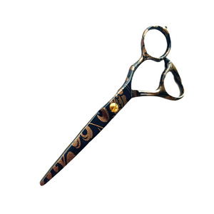 Tijeras de corte de pelo de peluquero de alta calidad, tijera de salón de acero de Metal recubierto de papel de 5,5 pulgadas para salón de belleza - Product Image 3