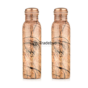 Cadeau prêt bouteille en cuivre qui favorise le bien-être et la beauté choix parfait pour les amateurs d'éco et de luxe Tradebyd - Product Image 2