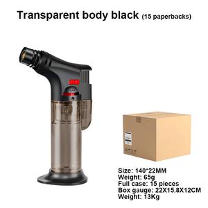 Briquet torche coupe-vent en plastique pour cadeaux - Utilisation portable en extérieur - Product Image 5