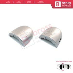 ฝาครอบกุญแจมือจับประตูซ้ายขวา สีเงิน รุ่น BDP576-1 สำหรับรถยนต์ Megane Scenic Laguna 2 Primera P12 Espace 4 Vel Satis Clio 3 - Product Image 3