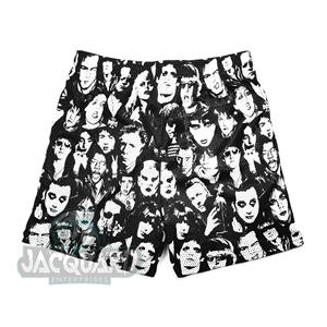 Men's Gym Shorts 100% Polyester Mesh Dry Comfortable Elastic Waistband Anti-Wrinkle <b>Vintage</b> Beach Shorts White Black Various - Product Image 1