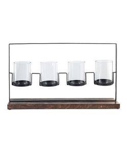 Porte-bougie en métal élégant pour la maison, le bureau et la décoration intérieure moderne - Product Image 1