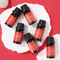 Ensemble cadeau d'huiles essentielles biologiques de qualité thérapeutique en gros, extrait pur de plantes, huile d'aromathérapie pour le soulagement du stress et l'aide au sommeil