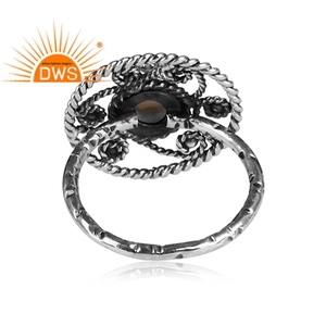 Handmade Design Oxidized Sterling <b>Silver</b> Natural Pearl <b>Set</b> Statement <b>Ring</b> Jewelry For Women Gift For Her - Product Image 4