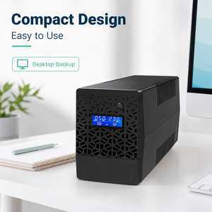 <span class=keywords><strong>UPS</strong></span> <span class=keywords><strong>Line</strong></span> <span class=keywords><strong>Interactive</strong></span> 850VA Monofase con Display LED, USB e WiFi per Casa, Ufficio, Laptop e Router - Product Image 6