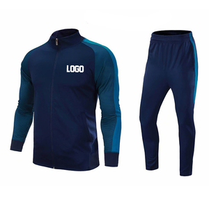 Conjuntos de Chaqueta y Pantalón Deportivo de Fútbol con Logotipo Personalizado de Alta Calidad, Color Personalizado, Secado Rápido, Transpirable, Ecológico, 100% Poliéster - Product Image 1