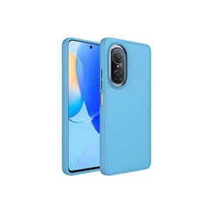 Coque en silicone avec cadre métallique antichoc Sierra Blue ASMA Luna Series pour Huawei Nova 9 SE avec emballage de vente au détail - Product Image 1