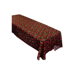 Manteles de fiesta de boda de algodón puro con diseño floral personalizado bordado a precio mayorista - Product Image 2