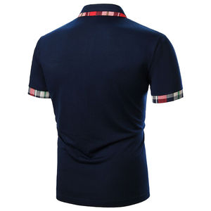 Men <b>Zip</b> Collar <b>Polo</b> <b>Shirts</b> Tee Top Designer Short Sleeve <b>Shirt</b> - Product Image 3