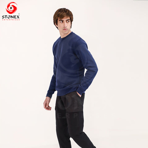 <b>Men's</b> 100% Cotton Oversized Fit Streetwear Hoodies and Sweatshirts Custom Print Logo Blank Thick Heavyweight for Winter - Product Image 4