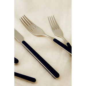 ชุดช้อนส้อมสแตนเลสคุณภาพสูง 5 ชิ้น ดีไซน์สวยงาม เงางาม เหมาะสำหรับงานเลี้ยง - Product Image 2