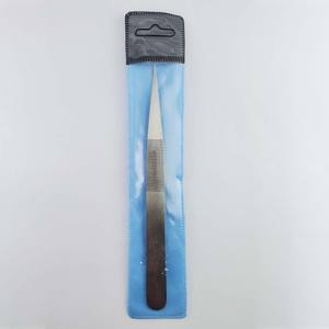 Pinzas de relojero de acero inoxidable de punta fina, extensiones de pestañas profesionales de alta calidad, cejas - Product Image 6