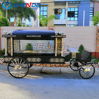 Limousines funéraires/beau cercueil moderne blanc calèche funéraire cheval corbillard à vendre