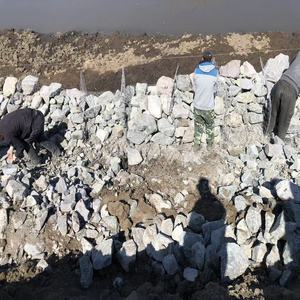Cage en <span class=keywords><strong>gabion</strong></span> de treillis soudé à mailles carrées galvanisé pour mur de soutènement et aménagement paysager - Product Image 5