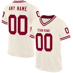 Maillot de football américain personnalisé d'usine pakistanaise Sublimation de mode respirant 100% Polyester Logo avant Position - Product Image 1