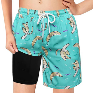 Pantalones cortos deportivos de verano de diseñador callejero para hombre, pantalones cortos de poliéster informales de cintura baja personalizados al por mayor para correr en la playa de talla grande - Product Image 1