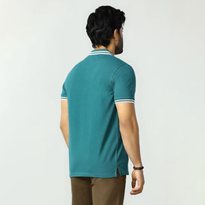 Vente directe d'usine, polo pour homme, design uni personnalisé, fabriqué en tissu de haute qualité, prix respirant, polo grande taille pour homme - Product Image 5