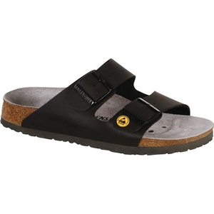 Safety Shoes Sandals Arizona ESD Steel <b>Toe</b> Leather Size 44 Black EN 61340 <b>by</b> for - Product Image 1