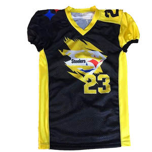 Dernière conception Sublimation Football Américain Uniformes Maillots Meilleure Qualité Équipe Uniforme Jersey - Product Image 4