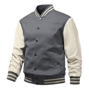 2025 dernière haute qualité personnalisé baseball Letterman veste hiver laine corps en cuir manches bombardier collège veste pour hommes - Product Image 2