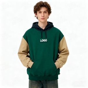 260gsm Winter Solid Full <b>Zip</b> <b>Hooded</b> Sweatshirt Ribbed Cuffs Polyester/Cotton Embroidered Plain Dyed Beaded Design Athletic - Product Image 1