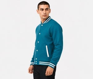 Chaqueta Varsity Moderna para Hombre, Chaqueta de Béisbol con Bordado Personalizado, Chaqueta Universitaria 100% Poliéster, Chaqueta Bomber Informal - Product Image 2
