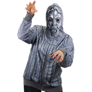 Alta calidad 100% algodón mezclado térmico cara completa Zip-up Hoodie moda de gran tamaño para Puff estampado totalmente personalizable para invierno - Product Image 1