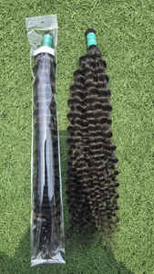 Cheveux de luxe en vrac d'origine pour perruques bouclées, extensions de cheveux, 100% cheveux vierges humains Remy, cuticules alignées, sans nœuds, cheveux indonésiens - Product Image 2