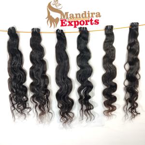 Cheveux indiens naturels tissage lâche vague profonde Bodywave Remy faisceaux vendeur Temple Extensions de cheveux humains - Product Image 2