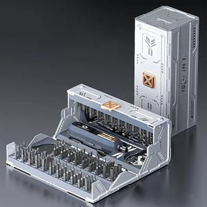 Juego de Destornilladores de Precisión Magnéticos Vman Tools 180 en 1 con Herramienta de Reparación de Cuchillas y Estuche Eléctrico - Product Image 1