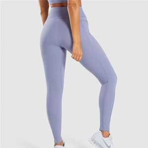 Leggings de yoga et de sport pour femmes, taille mi-haute, antibactériens, respirants, sans couture, avec logo personnalisé - Product Image 1