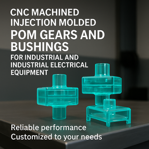Engranajes y Bujes de Nailon Moldeados por Inyección y Mecanizados por CNC para Equipos Industriales y Eléctricos, OEM Personalizado - Product Image 3