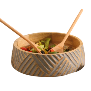 ชามไม้ทำมือ หรูหรา เป็นมิตรกับสิ่งแวดล้อม กันน้ำ สำหรับใช้ในครัวเรือนและงานเลี้ยงอาหารค่ำ - Product Image 2