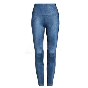 2025 Logo personnalisé solide sans couture taille haute léger respirant entraînement femmes Leggings pleine longueur Yoga vêtements actifs meilleure vente - Product Image 1