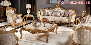 Sofá de madera de teca hecho a mano, conjunto de 5 plazas, artesanía moderna de madera sólida, mueble de sala de estar de madera de teca India - Product Image 3