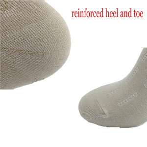 Calcetines gruesos de fibra de bambú para otoño e invierno con tacón y punta reforzados para hombres, logotipo personalizado, precio barato, cantidad a granel - Product Image 5