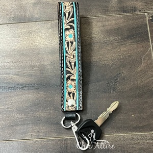 Nuevo Llavero de Cuero Genuino Hecho a Mano de Diseño Personalizado de Lujo, Correa de Muñeca, Cordones para Llaves, Regalo, Accesorios para Llaveros de Bolso - Product Image 1