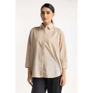 Camisa de Lino con Cuello Simple y Elegante WM-CS-SS24-002, 100% Lino - Product Image 2