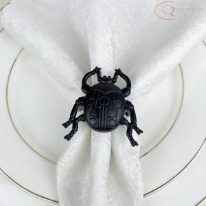 Ronds de serviette élégants en métal pour mariages, dîners formels et arrangements de table à la maison - Style luxueux et écologique - Product Image 3