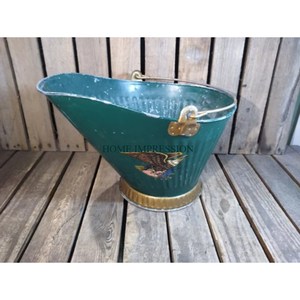 Seau à charbon en métal de qualité supérieure avec finition antique charmante et idéal pour les cheminées ou les poêles et robuste pour une utilisation durable - Product Image 6