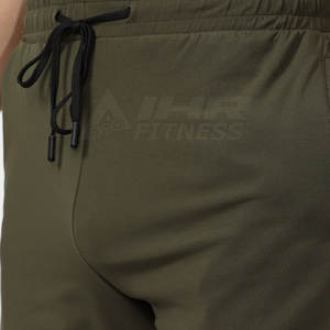 Pantalones cortos de lona de longitud media de calidad premium para hombre, algodón transpirable de secado rápido, cierre de cintura elástica sólida, estilo de calle caliente - Product Image 4