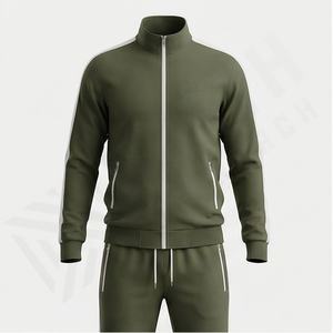 Ensemble de survêtement à capuche pour homme, nouveau design, 100% coton, style streetwear, 2 pièces, couleur personnalisable, idéal pour l'hiver et le fitness, vente en gros - Product Image 1