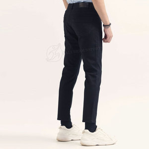 Pantalon en jean slim décontracté pour hommes, vêtements de rue, toile légère, dernière conception, meilleure qualité, motif droit - Product Image 3
