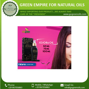 Vente en gros en vrac Huile de jojoba biologique pure 100% G-100ml pressée à froid de fabrication indienne pour réparation de cheveux abîmés à usage domestique - Product Image 3