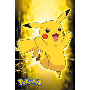 Affiche néon Pokémon Pikachu pour les fans d'anime - Product Image 1