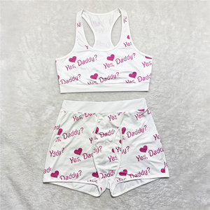 2026 Summer Women's <b>Sexy</b> Crop Top Two Piece Gym Fitness Yoga Shorts <b>Set</b> 100% Cotton Skinny Fit Breathable Jersey - Product Image 1