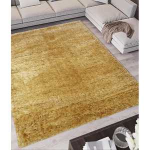 Lagom Ochre Shaggy <b>Area</b> <b>Rug</b> <b>Set</b> Soft and Stylish Home Decor - Product Image 1