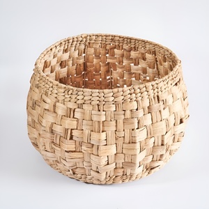 Paniers de rangement pour vêtements, organisateurs de grande qualité, paniers à linge en jacinthe d'eau tressés à la main - Product Image 1
