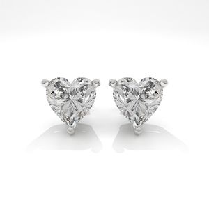 Haute qualité 14k or massif coeur forme boucles d'oreilles mode européenne et américaine tempérament amour en forme de coeur conception goujons - Product Image 3